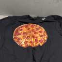 Funny Pizza Graphic T-Shirt, Black, XL