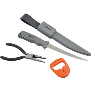 SOUTH BEND 4 Piece Combo Pack with Fillet Knife & Pliers - Knife Set, Fishing Gear