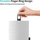 STWWO Paper Towel Holder Countertop, Black Paper Towel Holder with Anti Slip Weighted Base, Stainless Steel Heavy Duty Freestanding Papertowel Holder for Bathroom, Kitchen Roll Holder