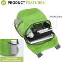 20L Ultra Hiking-Daypack Lightweight Foldable Travel Packable Backpack for Camping Cycling Outdoor, green