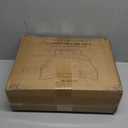 JOLLYVOGUE Grey Queen Comforter Set, 7 Pieces Pintuck Comforters Queen Size, Bed in a Bag Queen Comforter for Bedroom, Bedding Comforter Sets with Comforter, Sheets, Ruffled Shams & Pillowcases (Queen(88"x 88"))