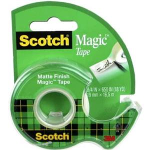 3M 122 3/4" x 650" Scotch Magic Tape