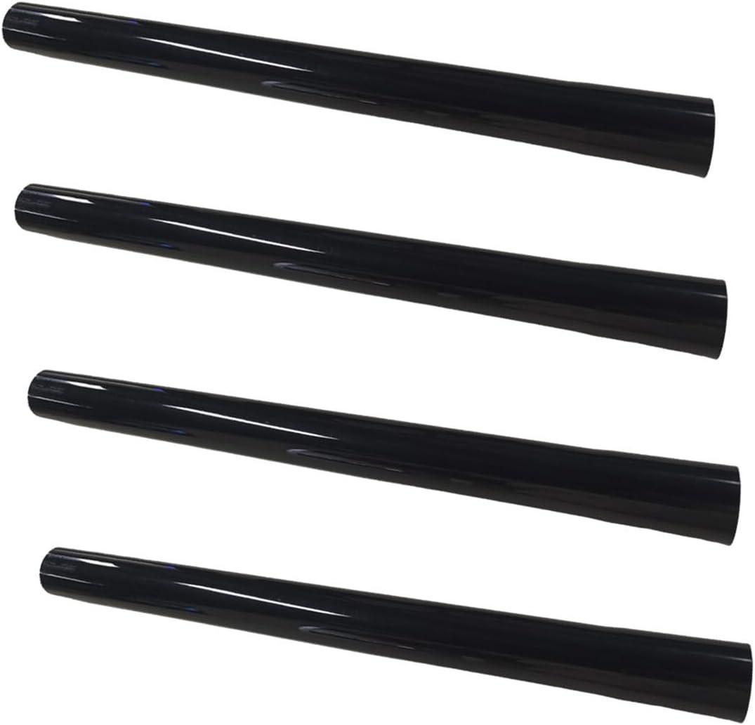 Vacuum Extension Tubes 4Pack, 1.25 Inch Diameter, 14.76 Inch Length - Black | Compatible with 1-1/4 Inch Hose Wet/Dry Vacuum Cleaners | Versatile Tool (Black, 4 P 14.76 ")