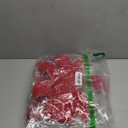 2pcs Red Velvet Ribbon Christmas Bows with Golden Wire, Handmade(26"x 12") Wired Large Ribbons, Thanksgiving/Christmas Tree Topper, Garland/Wreath, Tree Topper Decor