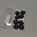 Appliance Casters - Furniture Sliders & Appliance Rollers for Kitchen, Coffee Machine, Blender, Oven - Helps Mom or Wife Easily Solve Countertop Sliding (Black, 8pcs)