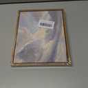 OIQArtOIQ Vintage Landscape Canvas Wall Art Framed Natural Scenery Painting Artwork Prints France Country Wilderness Farmhouse Decor Pictures Kitchen Bedroom Living Room Bathroom (8x10 in, Cloud)