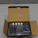 Caline Guitar Mini Amp, 5W Rechargeable Bluetooth Guitar Amplifier Combo for Desktop Practice, Dual Channel, with Headphone Jack, Black