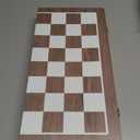 Wooden Magnetic Chess & Checkers Board Game, 15 Folding Chess Board | Solid Wood 2-in-1 Chess Sets for Adults with Storage Box, 2 Extra Queens, Portable Travel Chess Set for Kids & Beginners