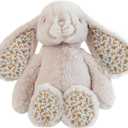 DILLY DUDU Blossom Bunny Rabbit Stuffed Animal Plush Toy Best Gifts 10-InchBeige