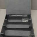 ZLCA Card Storage Box Holds 3200+, Deck Storage Case with 4 Stoppers, Card Organizer for TCG MTG PTCG(Red&White)