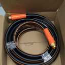 Giraffe Tools Garden Hose 25ft x 3/4", Heavy Duty Water Hose, Flexible, Hybrid Lightweight Hose with Swivel Handle, Male to Female Fittings, Burst 600 PSI