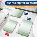 OLANLY Bathroom Rugs Mat 24x16, Extra Soft Absorbent Microfiber Bath Rugs, Rubber Backing, Quick Dry, Machine Washable Bath Mats for Bathroom Floor, Tub and Shower, Home Decor Accessories, Sage Green
