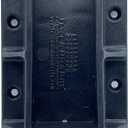 FENCE & DECK RITE Sturdy Railing Hangers for 2x4 Wood Railings (Actual - 1 x3 ) Heavy-Duty Black Reinforced Polypropylene Post Connectors  UV-Protected, Weather-Resistant (Pack of 8)