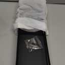 OwnMy Bathroom Shower Shelf Stainless Steel Bath Kitchen Basket Shower Caddy Rack, Rustproof Metal Bathroom Storage Floating Shelves Wall Mounted Shower Corner Rectangular Shelf - 12 Inch Black