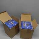 Jetec 45 Pack 2026 Graduation Gift Bags Bulk Small Congrats Bags with Handle and Bow Ribbon 5.5 x 4.7 x 2.5 Inch Grad Paper Treat Gifts Party Favor Supplies for College High School(Blue Gold)