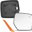 Compatible with Jeep Compass Patriot Passenger Side Mirror 2007 2008 2009 2010 2011 2012 2013 2014 2015 2016 2017 - Right Side Mirrors Replacement Glass, Power Heated