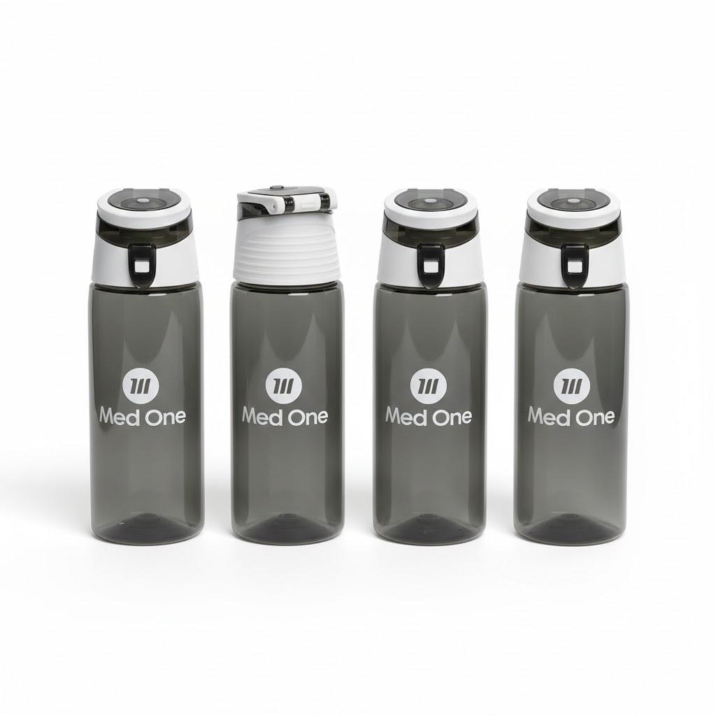 4 Pcs Sports Water Bottle without Straw 24 Oz