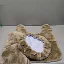 Luxury Home Linen 3 Piece Super Soft and Fluffy Microfiber Absorbent Solid Bathroom Rug Set with Rubber Backing Includes Non-Slip Bath Rug, Contour Mat, and Toilet Lid Cover (Taupe)