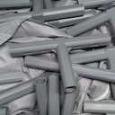 XVISHX Baby Playpen, 79 x 79 Inch Play Pen, Playpen for Babies and Toddlers, Baby Playard for Indoor & Outdoor Active Center Game Fence, with Skin-Friendly Fabric and Soft Breathable Mesh Grey