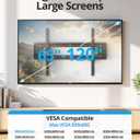 85 86 98 100 inch Heavy Duty Tilt TV Wall Mount Bracket for 65-120" Large TVS Up to 220LBS,Ultra Slim Tilting TV Mount, Max VESA 900600mm, 16/18/24/32" Studs,Fit Most 65+ 75+ 120 TVs