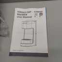 CHULUX Upgrade Single Serve Coffee Maker Machine for K Cup and Grounds with 2 Mins Brew One Cup, 3 Brew Choices, Removable 14oz Reservoir & Drip Tray