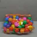 Ball Pit Balls for Baby and Toddler Phthalate Free BPA Free Crush Proof Plastic - Multicolored Pit Balls in Reusable Play Toys for Kids with Storage Bag (Bright colors)