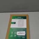 4-Pack Single Toggle Light Switch Cover Plate, Pearls Decorative Switch Plate Covers, Unbreakable Polycarbonate, Pure White 1 Gang Wall Plate, Corrosion Resistant