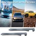 2PCS Car Seat Gap Filler, Leather Auto Seat Gap Plug Stop Things from Dropping, Elastic Crevice Blocker to Fill The Gap Between Seat & Console, Universal Car Accessories (Gray)