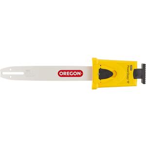 Oregon 14-inch PowerSharp Starter Kit with Bar, Sharpener, and 52 Drive Link PowerSharp Chain, 3/8" Low Profile, .050" Gauge, Portable Sharpening Tool for Chainsaws (541652)