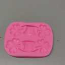 Shamrocks Silicone Mold St Patrick's Day Silicone Mold Irish Hat Irish Baking Shape in Pink for DIY Chocolate, Candy, Cake, Jelly, Pudding, Dessert