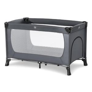 hauck Baby & Toddler Foldable Travel Cot and Portable Playpen, Dream N Play Plus, Grey (Grey)