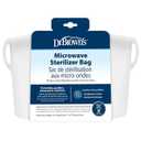 Dr. Brown's Microwave Steam Sterilizer Bag for Baby Bottles, Breast Pump Parts & Other Toddler Accessories, 100% Silicone, Reusable Sterilizing Bag