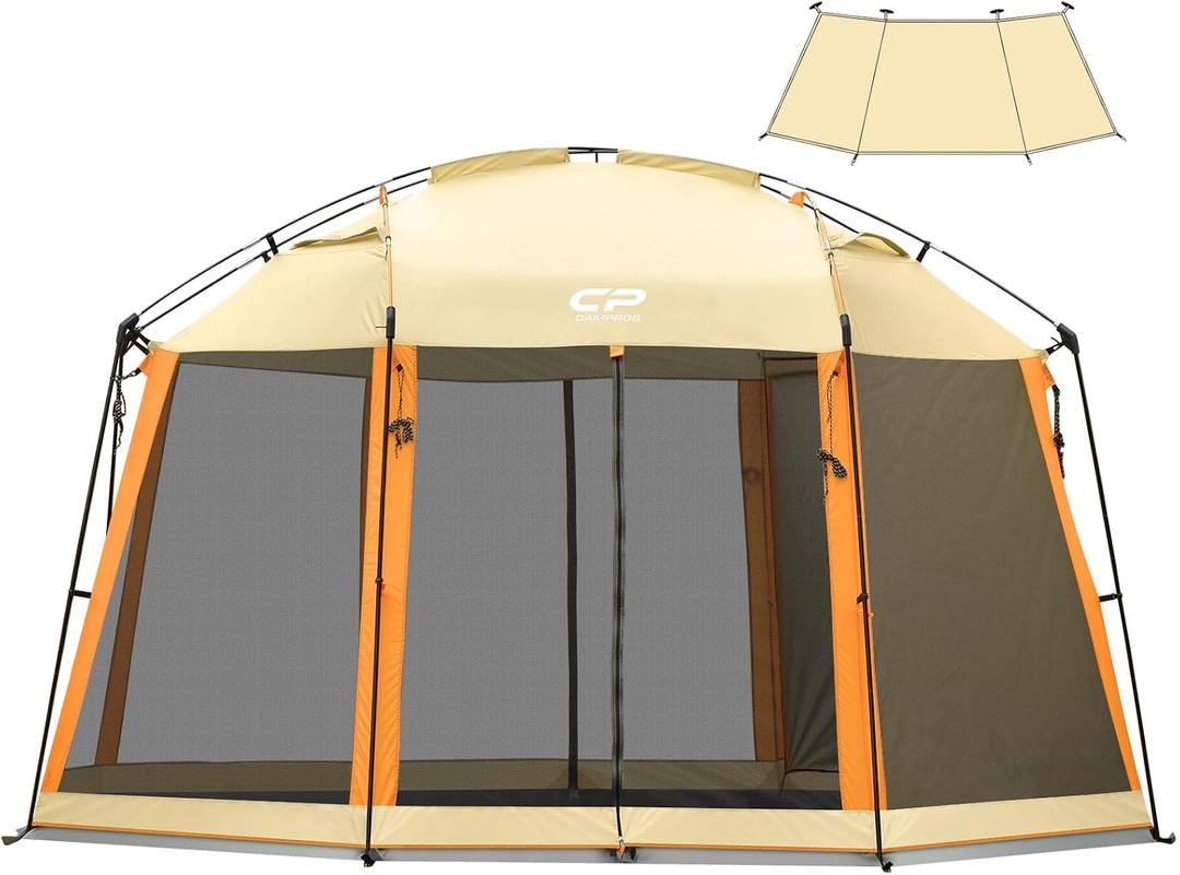 CAMPROS CP Screen House Tent 13 x 13 Ft Screened Mesh Net Wall Canopy