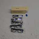 Gaoye Professional Reading Glasses for All Day - Computer Readers with Blue Light Protection - Value Pack (B1-5 Pack Light Black)