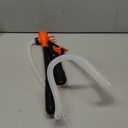 Portable Transfer Pump Battery Operated Electric Siphon Pump for Gas, Fuel, Diesel, Water Transfer 2.4 GPM Flow Oil Extractor, 47 Inches Hose-Easy to Use Hand Fuel Pump, Multi-Use Siphon Transfer Pump (1 Pack of Orange)