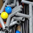 Baby Playpen with Mat, 50x50 Inch Playpen with Mat Waterproof for Babies and Toddlers Play Pen Playards Safety Gate Fence Active Center Indoor (Dark Grey + Mat)