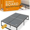 Meliusly Heavy Duty 10mm Bunkie Board Full Size (54x75'') Patent Pending Low Profile Bed Board Design - Breathable, Noise Minimizing, Moisture Resistant Bunkie boards, Low Profile Bed Support