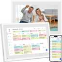 Digital Calendar 10.1", Smart Calendar Planner & Chore Charts, 1080P Full HD Interactive Touchscreen for Family Planner Display, Smart Family Calendar, Desk Mount, Gifts for Women Men