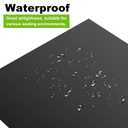 CYEAH 4 Pcs Neoprene Rubber Pads, 12 x 12 x 1/16 in Thick Self Adhesive Solid Rubber Sheets, Self Adhesive Rubbers Pads for Supports, Leveling, Sealing, Bumpers, Protection