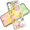 for Samsung Galaxy A56 Case 5G 6.6", [10FT Military Grade Drop Test] Flowers Soft Slim TPU Protective Shockproof Phone Case CoverSummer Overture with Holder