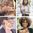 3 x OTOFLY for iPhone 16 Pro Max Case, Compatible with MagSafe, Shockproof Magnetic Silicone Case for iPhone 16 Pro Max,[Military Grade Protection] [2 Pack Screen Protectors], Peach Fuzz