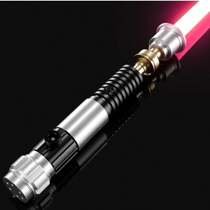 Upgrade App Control Metal Dueling Obw Lightsaber, Smooth Swing 34 Sound Effects 12 Light Effects, 16 Colors and Infinite Change Light Saber for Adults (Pixel-OBW)