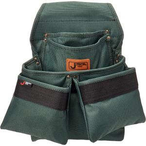 Jetech Tool Belt Pouches Bag with 4 Pocket - Heavy Duty Utility Pouch for Electrician, Carpenters, Craftsman, Gardening
