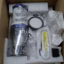 BRITECH Cordless Lightweight Stick Vacuum Cleaner, 300W Motor for Powerful Suction 40min Runtime, LED Display Screen & Headlights, Great for Carpet Cleaner, Hardwood Floor & Pet Hair (Blue)