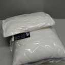 Square Throw Pillow Inserts (Pack of 2, 12"x12", White, Polyester) - Fluffy Decorative Cushion Fillers for Couch, Bed & Chair - Perfect for Styling, Back Support & Everyday Comfort