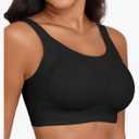 Xcutting Lace Women's Seamless No Underwire Bra Soft Wireless Comfort Bralettes Full Coverage Bralette Everyday T-Shirt Bra (XL)