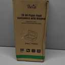 To Go Containers 24oz Kraft Paper Food Containers with Window Take Out Boxes (50Pack, Rectangular)