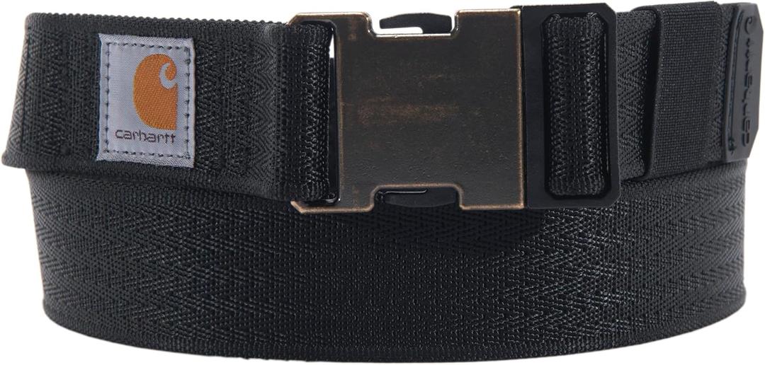 Carhartt Men's Rugged Flex Nylon Webbing Belt (Medium)
