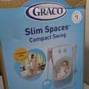 Graco Slim Spaces Compact Baby Swing - Indoor Infant Swing, Baby Registry Must Have, Gifts for New Parents