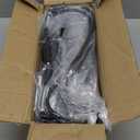 Generies Black Farmhouse Chandelier 8 Lights, Modern Industrial Iron Pendant Lighting, Classic Rustic Candle Ceiling Light Fixture for Bedroom, Living Room, Dining Room, Kitchen Island, Black